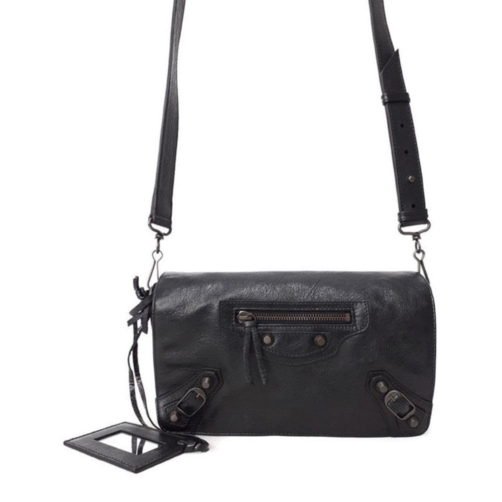 Balenciaga Tool Kit Shoulder Bag Black